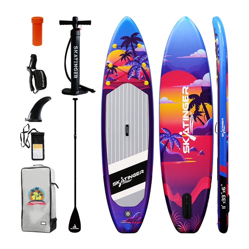 Skatinger Stand up Paddle Surfboard Inflatable Drop Stitch SAP Board for Surfing Enthusiasts