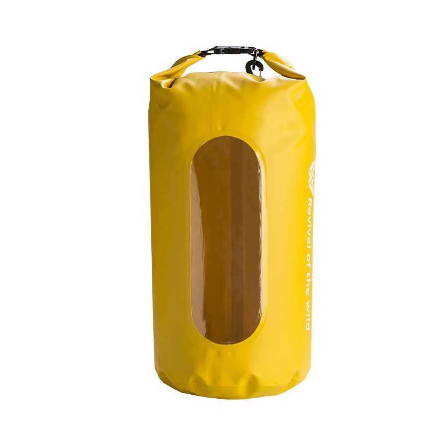 Dry And Wet Separation Swimming Rafting Beach Storage PVC Waterproof Bucket With Window
