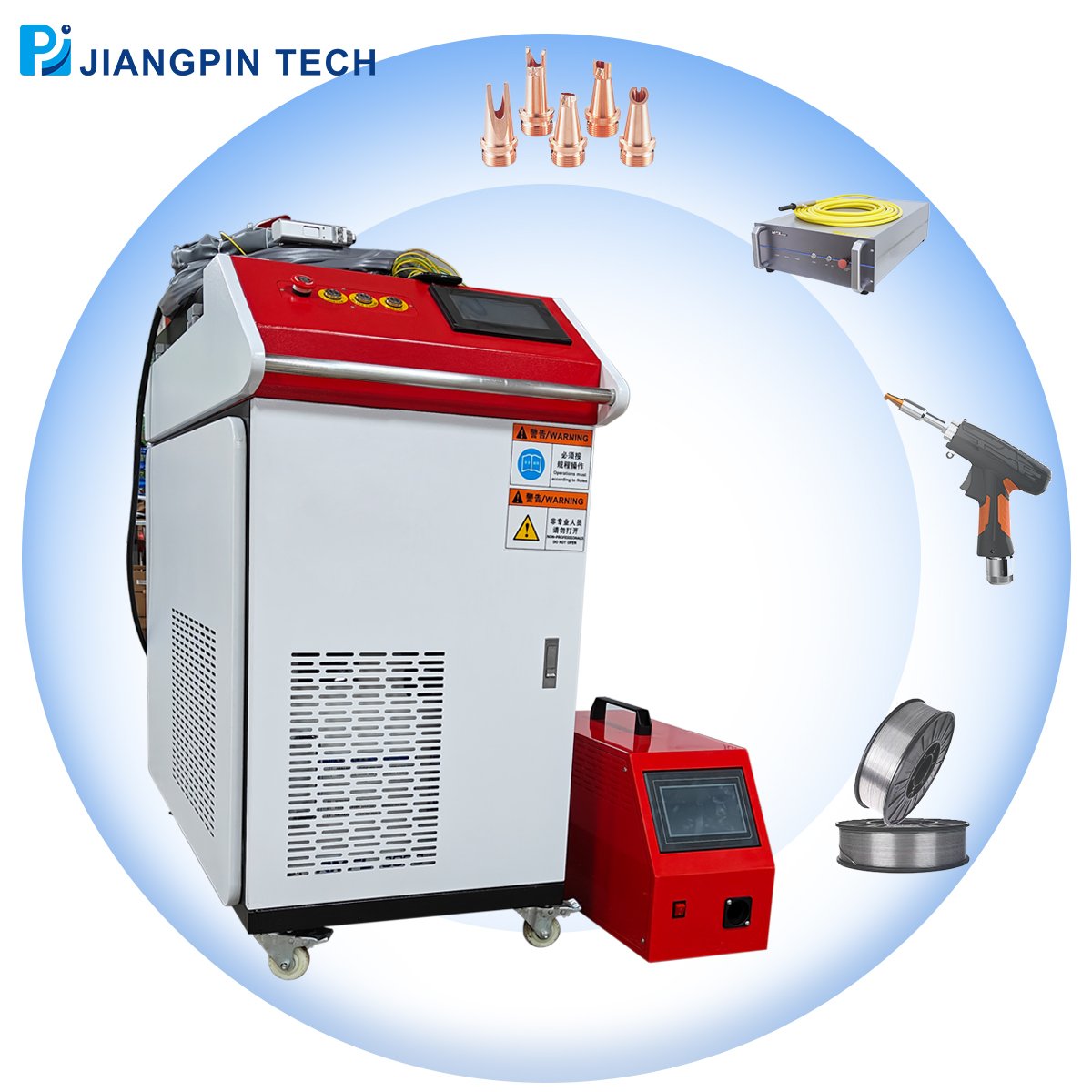 High Efficiency Lazer 1000w 1500w 2000w Handheld 5 In 1 Raycus Fiber Best Hand Laser Wire Welder Welding Machine