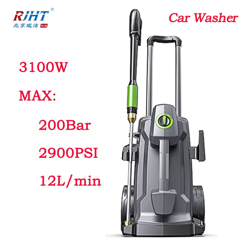 220V 3.1KW 200bar 2900PSI 12LPM Portable Household Car Washing Machine Commercial High Pressure Water Car Washer