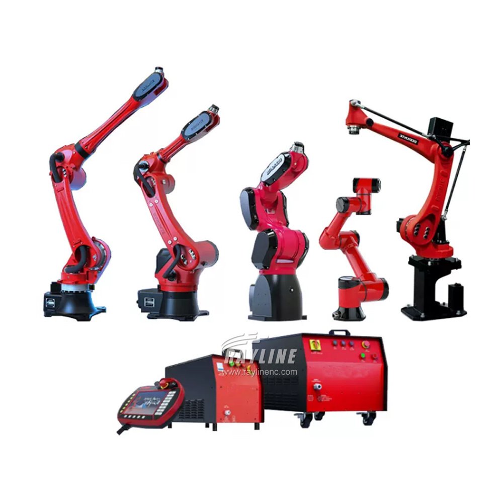 6 Axis Robotic Arm Welding Robot Full Position Automatic Pipeline Pipe Welding Robot For Lazer Soldering TIG MIG MAG Welding