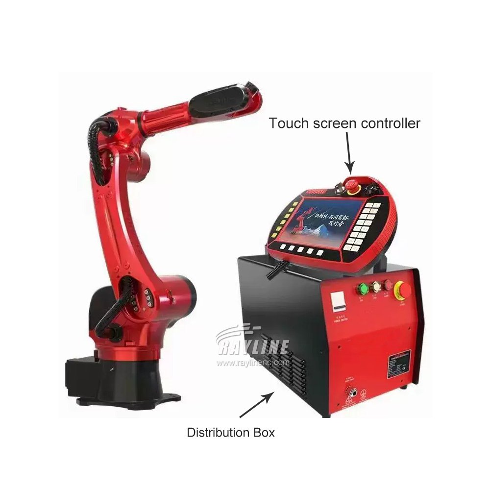 6 Axis Robotic Arm Welding Robot Full Position Automatic Pipeline Pipe Welding Robot For Lazer Soldering TIG MIG MAG Welding