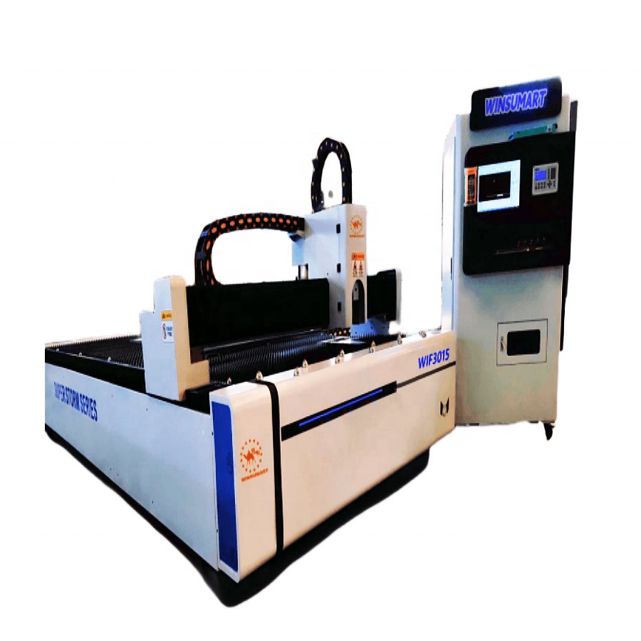Winsumart WIF3015M High Tech Carbon Steel Fiber Laser Cutting Machine Metal Cutter 3000w 8000w With CCD Camera