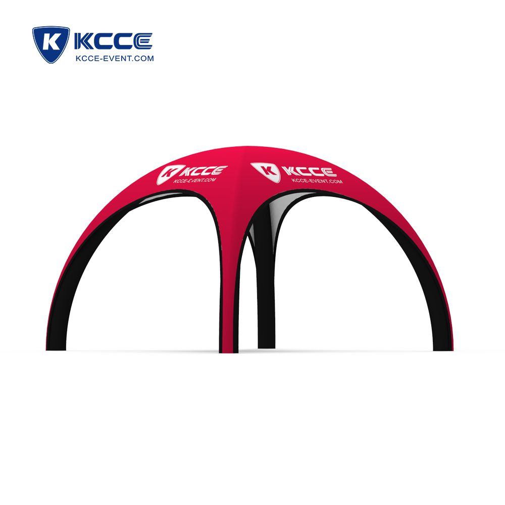 Customized Brand Full Color Sublimation Printing Inflatable Gazebo Canopy Air Spider Inflatable Dome Tent For Car Dealerships