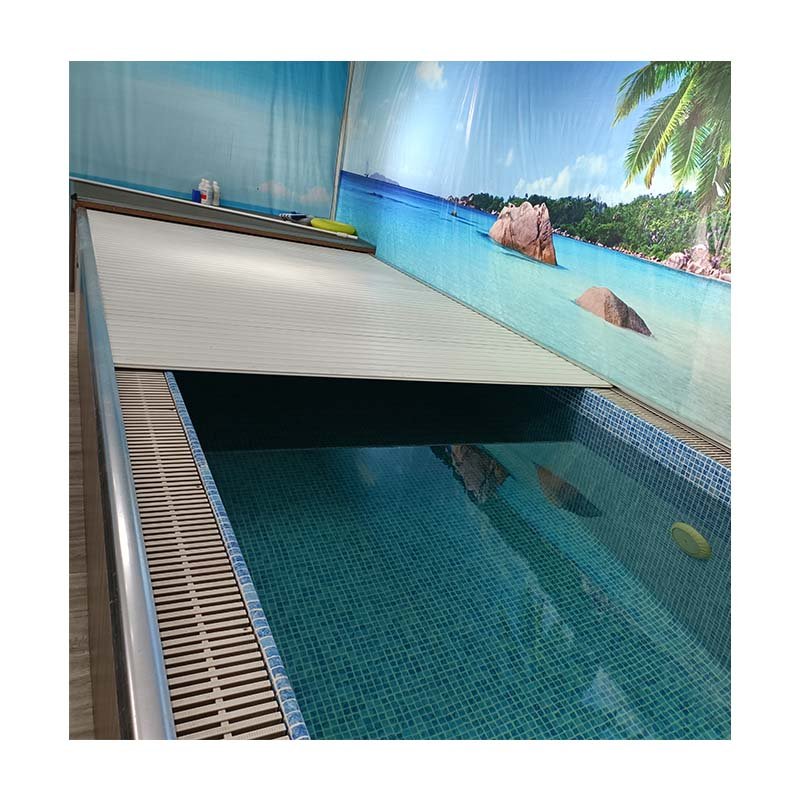 Made in China high quality automatic pool cover slats pool safety cover swimming pool cover roller reel