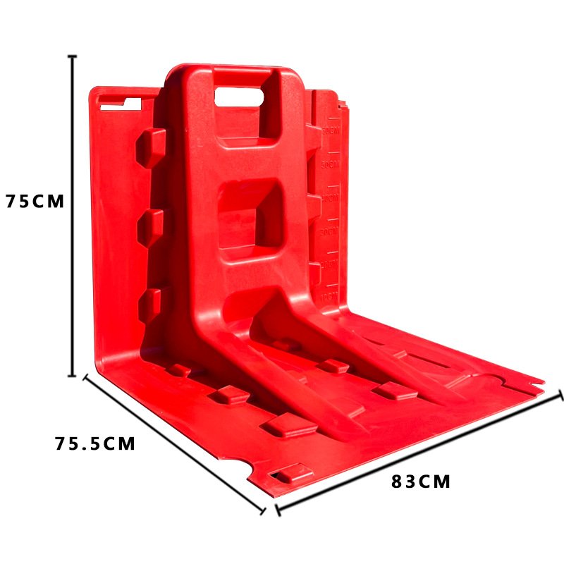 Plastic Water Flood Barrier Removable Portable Dam Light Water Safety Barrier Plastic Anti Flood Barrier