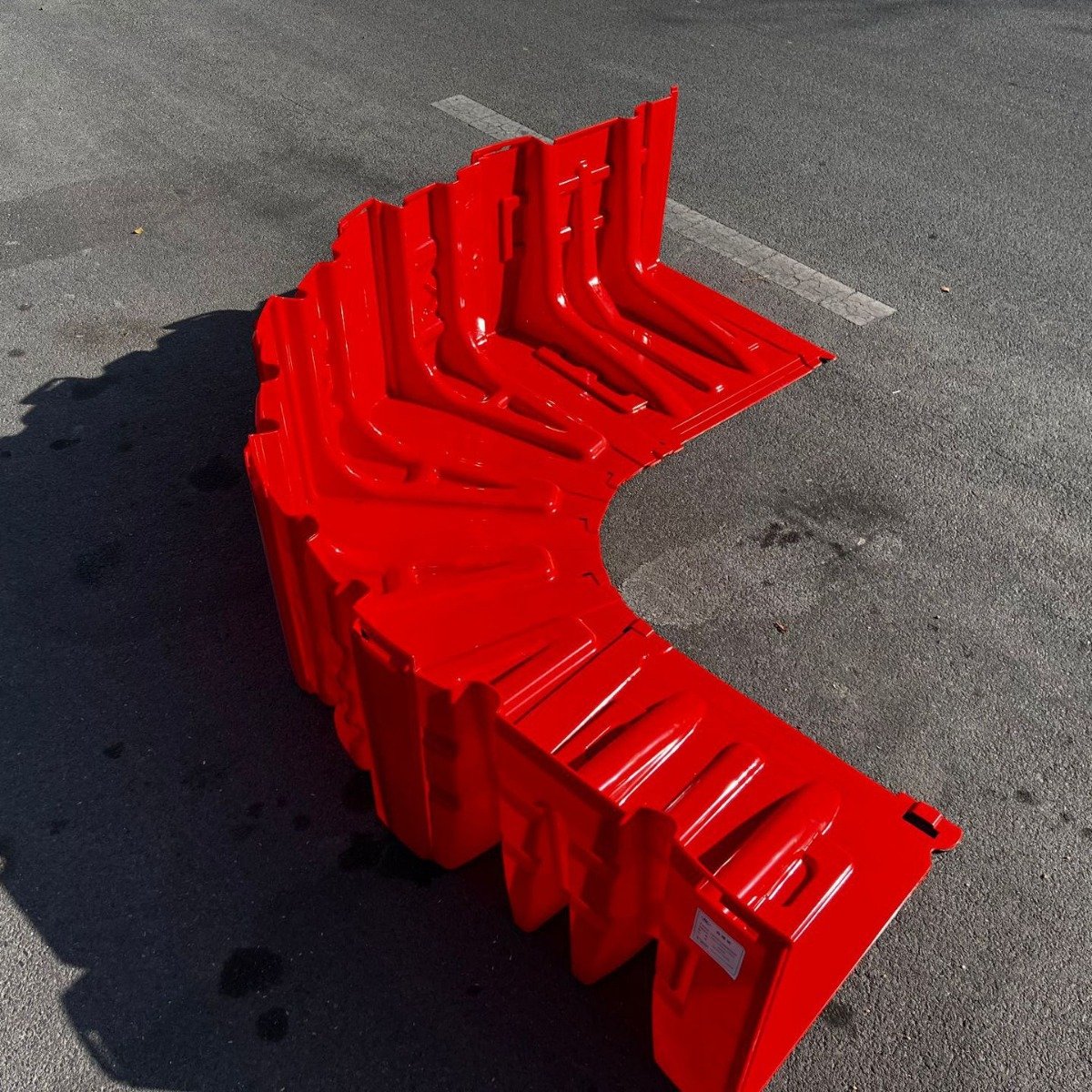 Plastic Water Flood Barrier Removable Portable Dam Light Water Safety Barrier Plastic Anti Flood Barrier