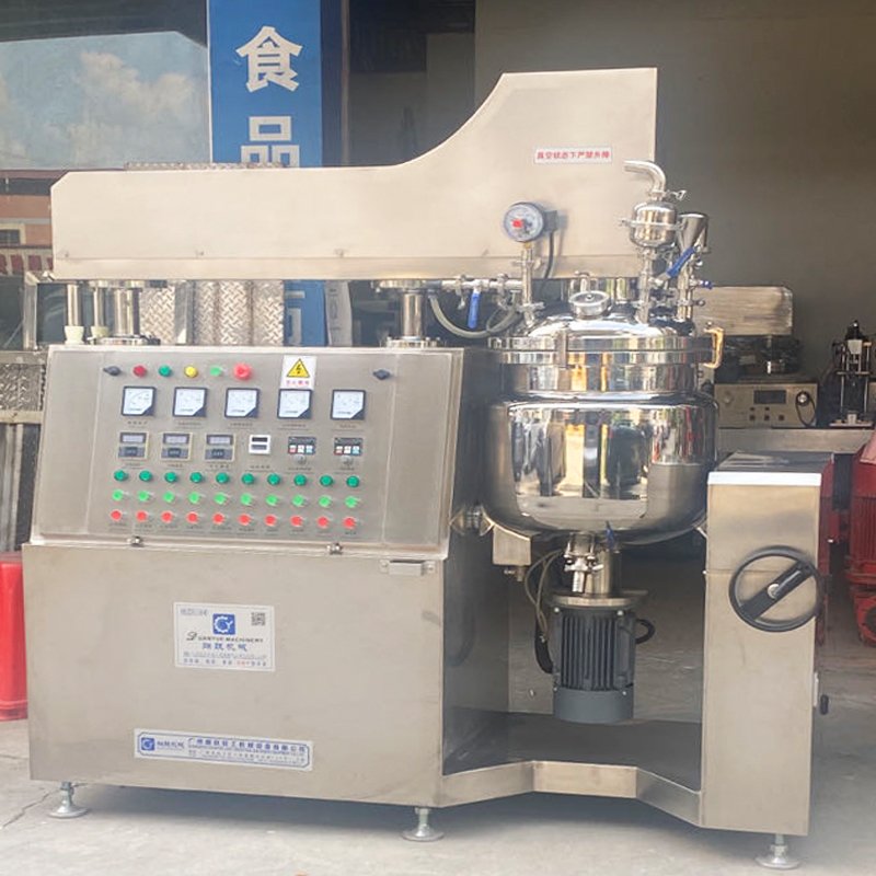 20-500L Cosmetic Cream Making Machine Stainless Steel Homogenizing Vacuum Emulsifying Machine Skin Care Body Cram Lotion Mixing