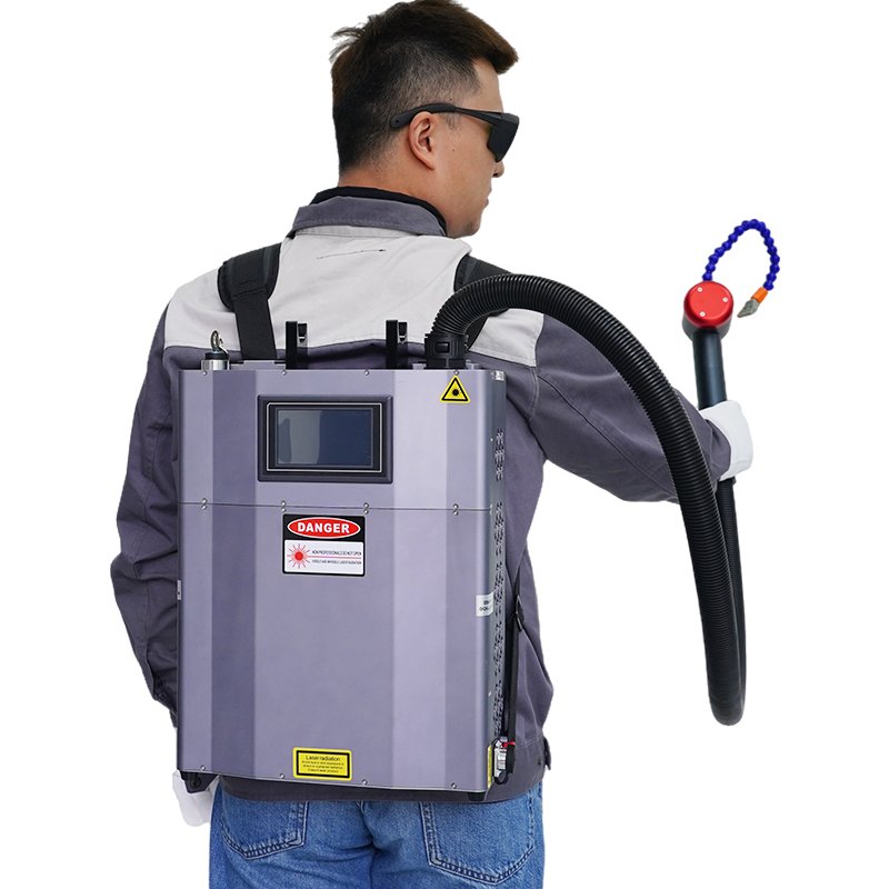 Handheld Backpack Laser Rust Removal Cleaning Machine for Wood Stont Glass Metal 100w 200w 300w 500w 1000w 2000w 3000w 3 in 1