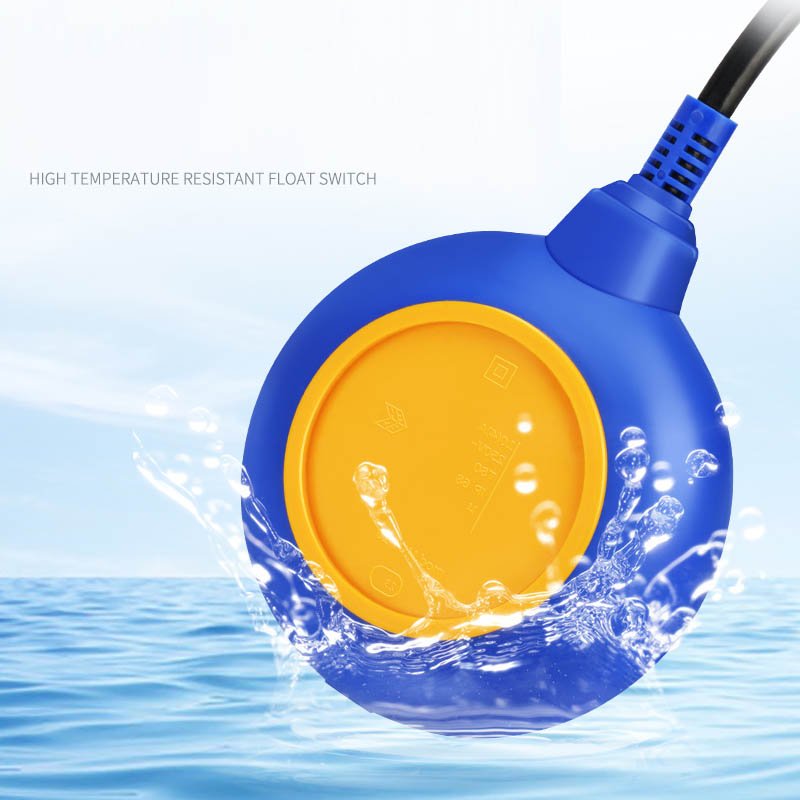 Pump Water supply drainage Sewerage Rubber float level switch cable PP water level float switch float control level sensor