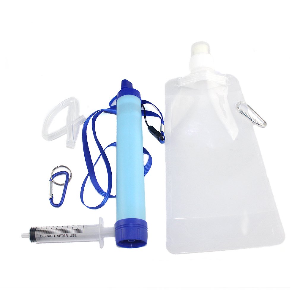 Good Quality Emergency Survival Equipment Mini Filtration Purifier, Portable Personal Emergency Preparedness Supply Water Filter
