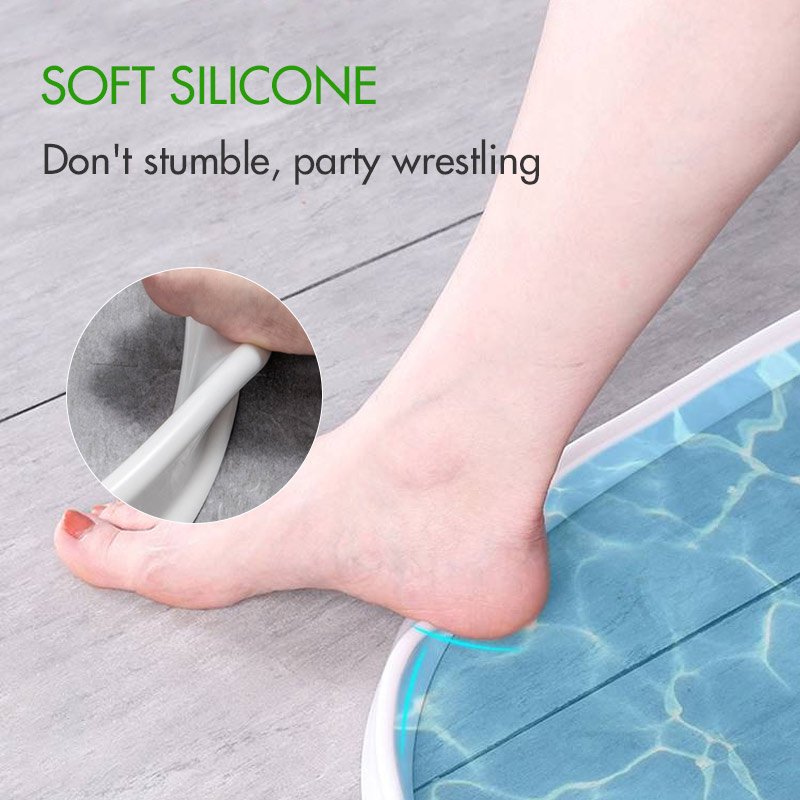 Kitchen Countertop Silicone Bathroom water Stopper Flood Shower Dam Barrier Collapsible water Retaining Dam Strip
