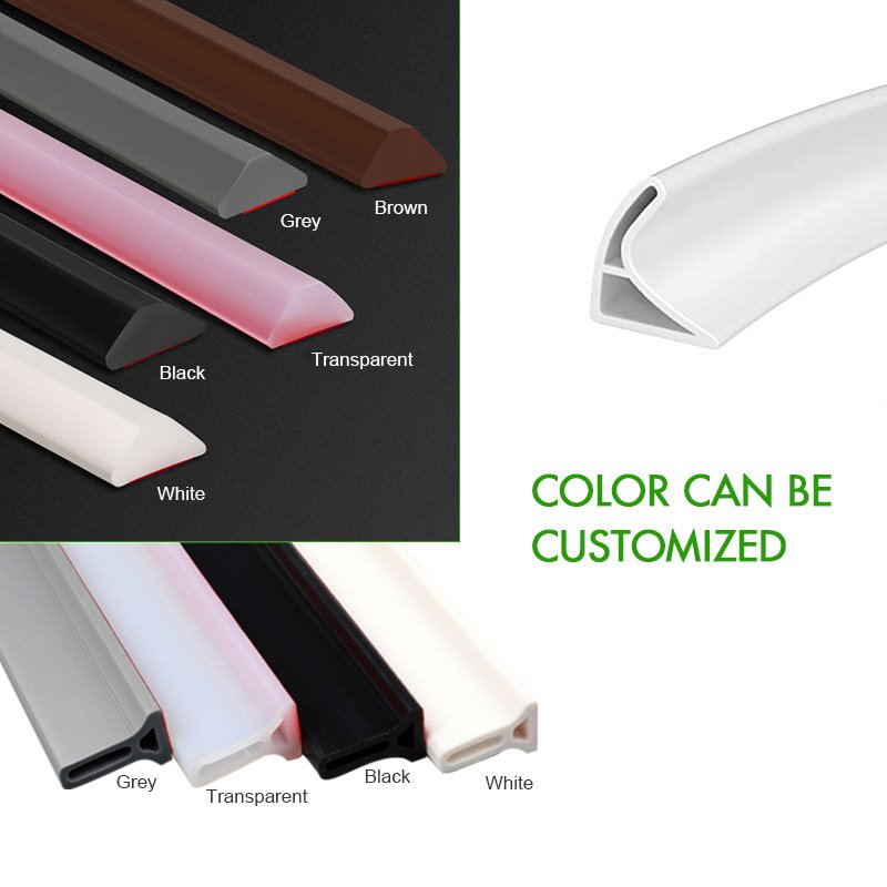Kitchen Countertop Silicone Bathroom water Stopper Flood Shower Dam Barrier Collapsible water Retaining Dam Strip