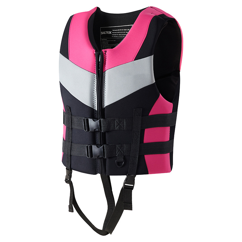 Wholesale front zip lightweight jetski life vest swimming men wakeboard lifejacket boating rafting adult life jackets