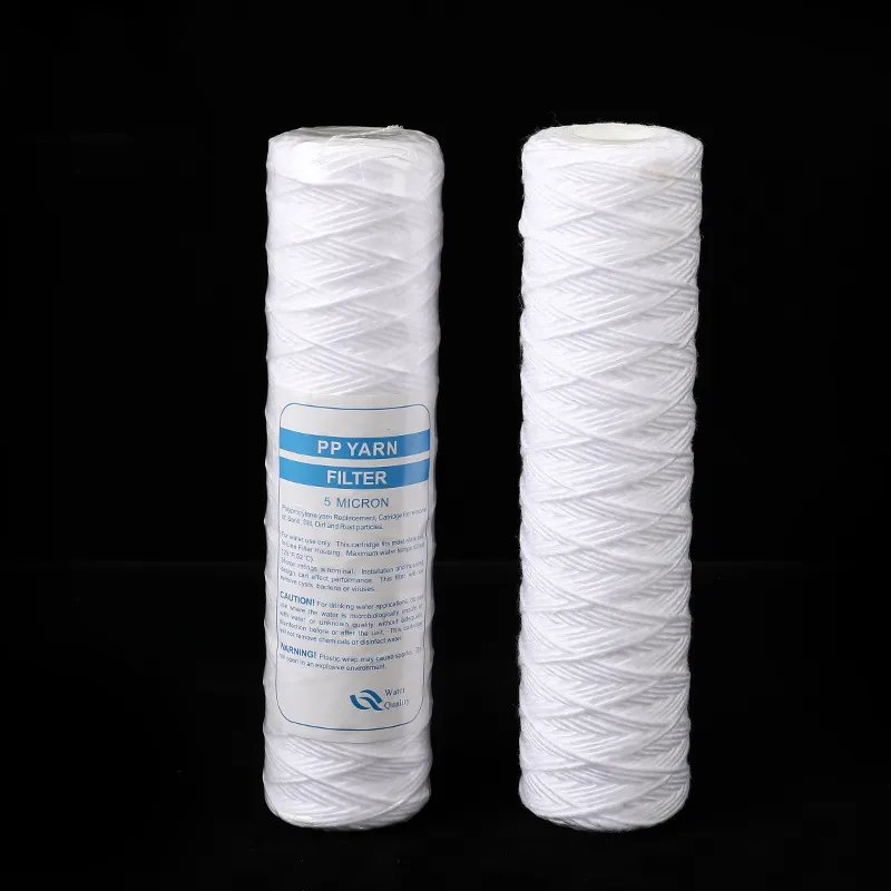 WCO Series 20/30/40/60 Inch Absorbent Cotton GF PE Nylon PTFE PP String Wound Water Filter Cartridge