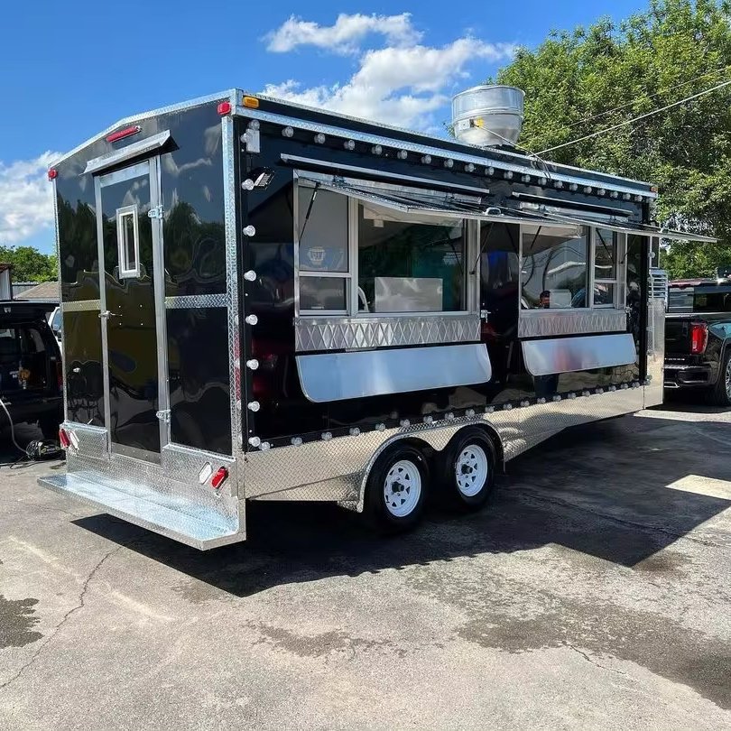 Best Supply For Custom small standard concession fast food trucks mobile food trailer