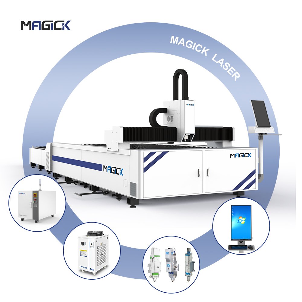 Popular product Exchange Platform Metal Plate 1530 3kw fiber laser cutting machine price With double platform