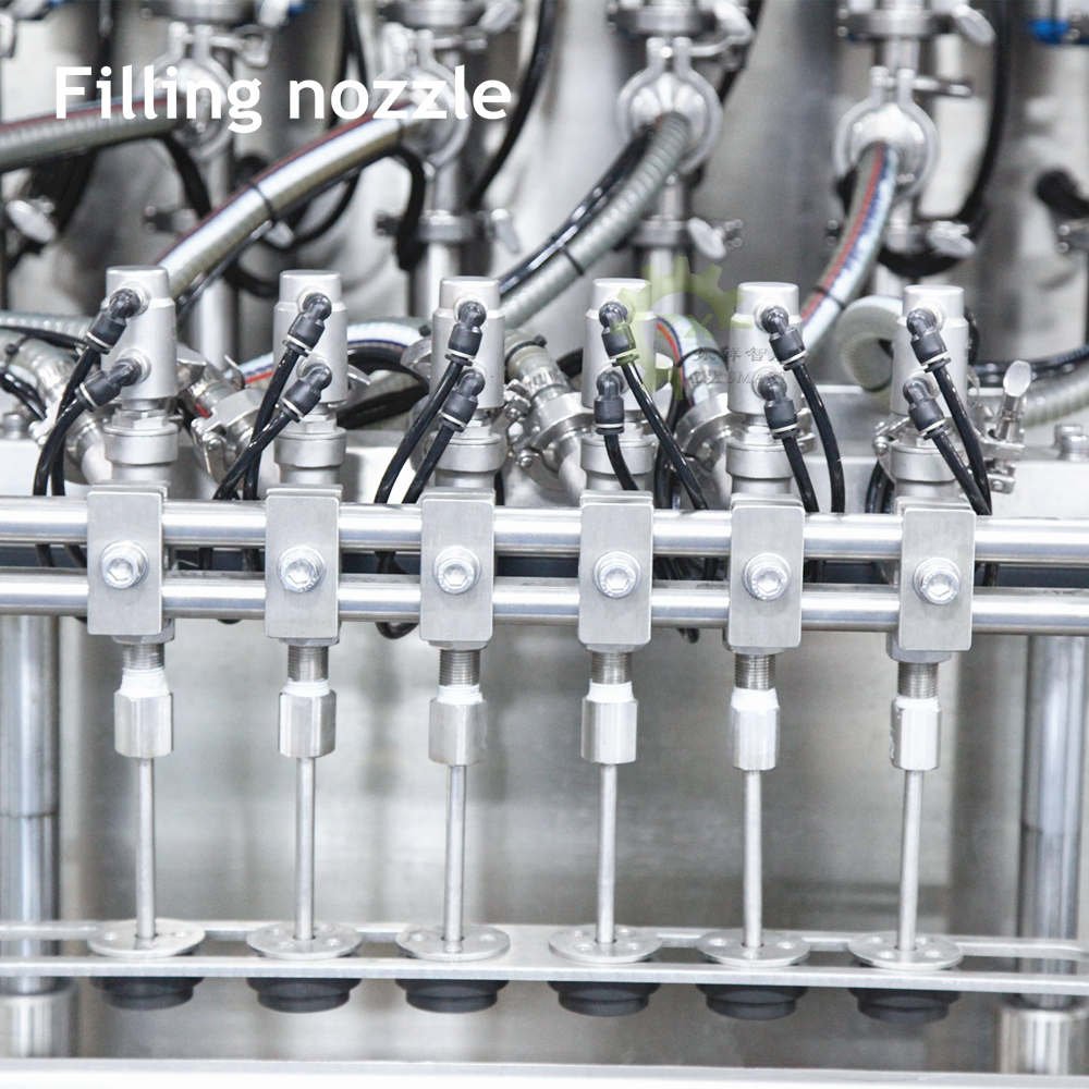 ZXSMART Chemicals Hand Soap Detergent Liquid Filling Machine Automatic Multi Function Daily Toilet Paper Production Line 6 Heads