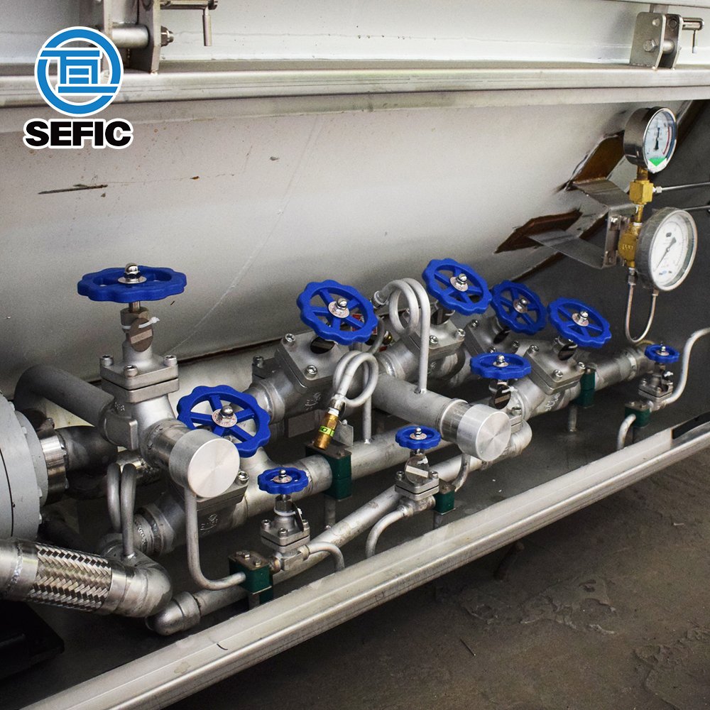 GB Standard 20ft T75 Cryogenic Tank Container Lox/Lin/Lar/Lco2/Lng For Saudi Arabia