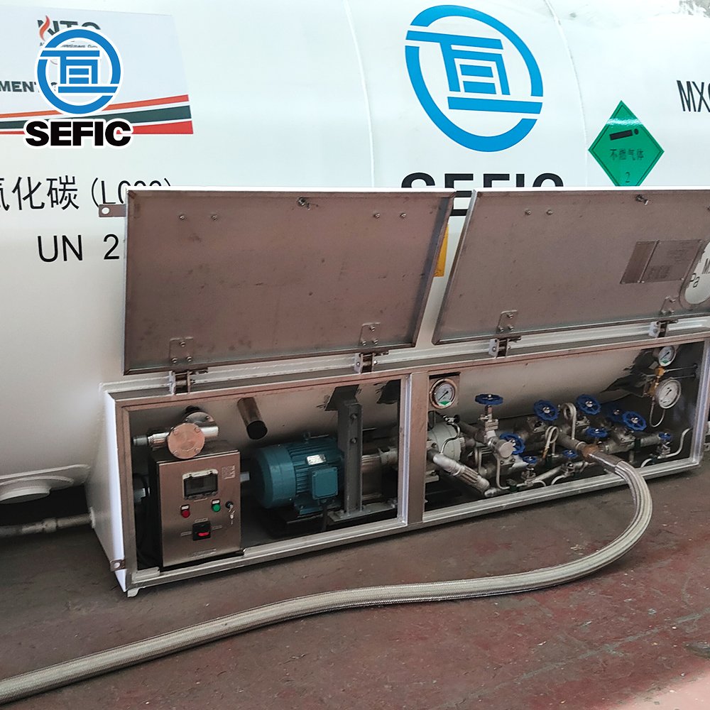 GB Standard 20ft T75 Cryogenic Tank Container Lox/Lin/Lar/Lco2/Lng For Saudi Arabia