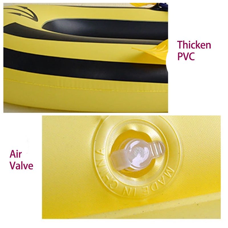 luxury two seat inflatable folding plastic wave fishing boat for sale