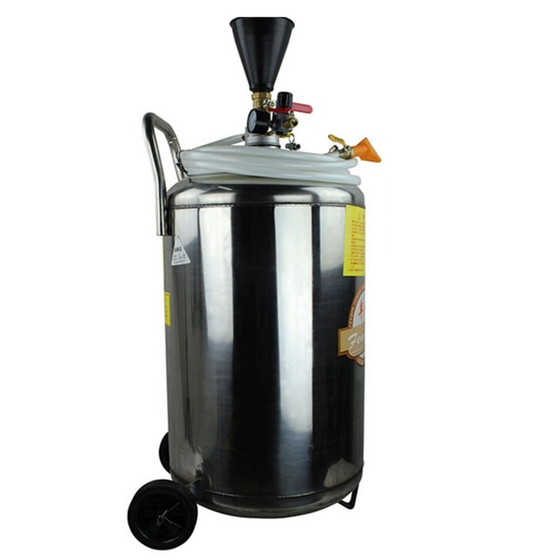 High Pressure Auto Beauty Equipment Bucket Stainless Steel Pneumatic Foam Washing Machine 80L Car Washer Spray Foam Machine
