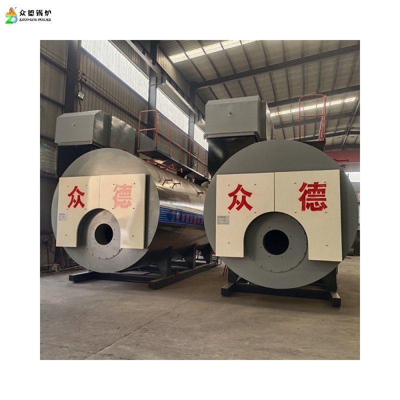 zhongde factory price WNS 4 ton steam boiler 3 ton steam boiler price Pressure 12 bar gas fired boiler for textile factory