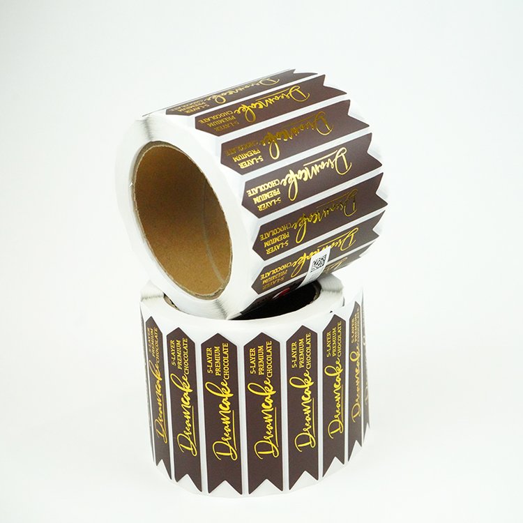 custom self adhesive gold foil hot stamping bottle label sticker bottle cap seal sticker tamper seal sticker