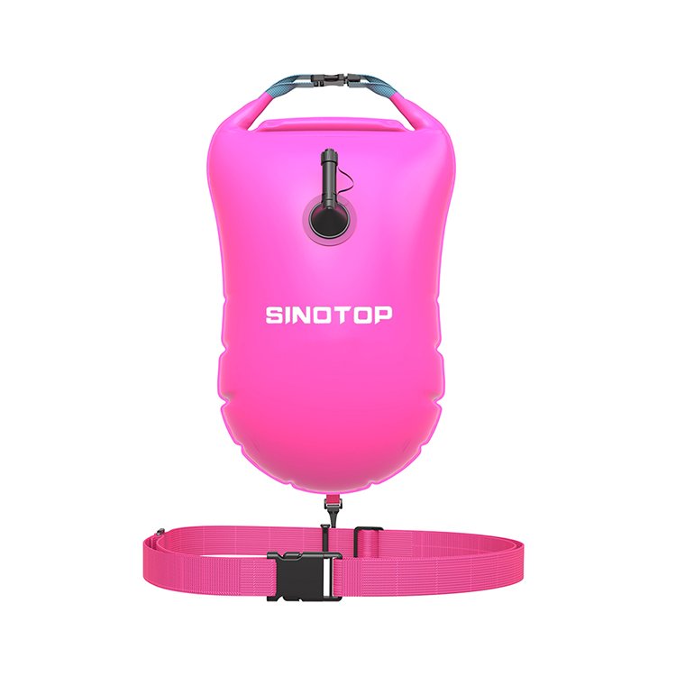 Custom Logo Open Water Safety Inflatable Floating Swim Marker Buoys Water Sports Play Equipment Waterproof Outdoor Canoe Seat