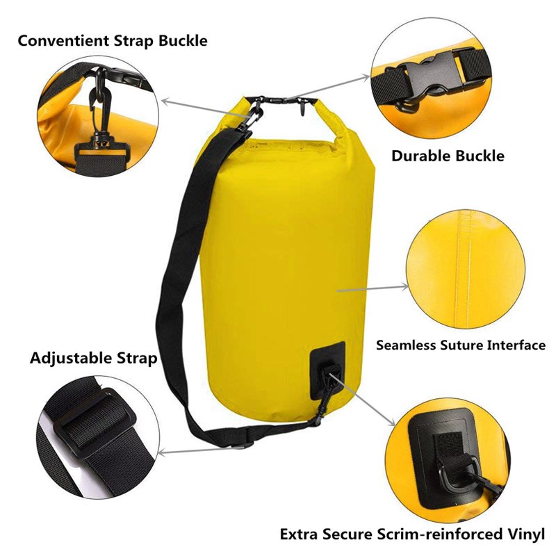 Swimming 5L Sport PVC Waterproof Bag Ocean Pack Water Sports Outdoor Waterproof Dry Bags