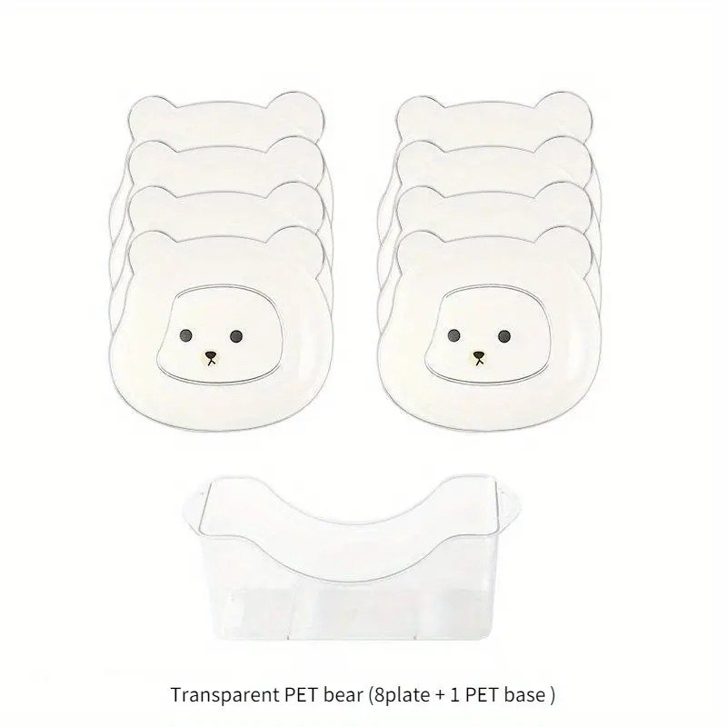 Cat Bowl Bear Cute Anti-Tip Cat Plate Rice Bowl Cat Food Bowl