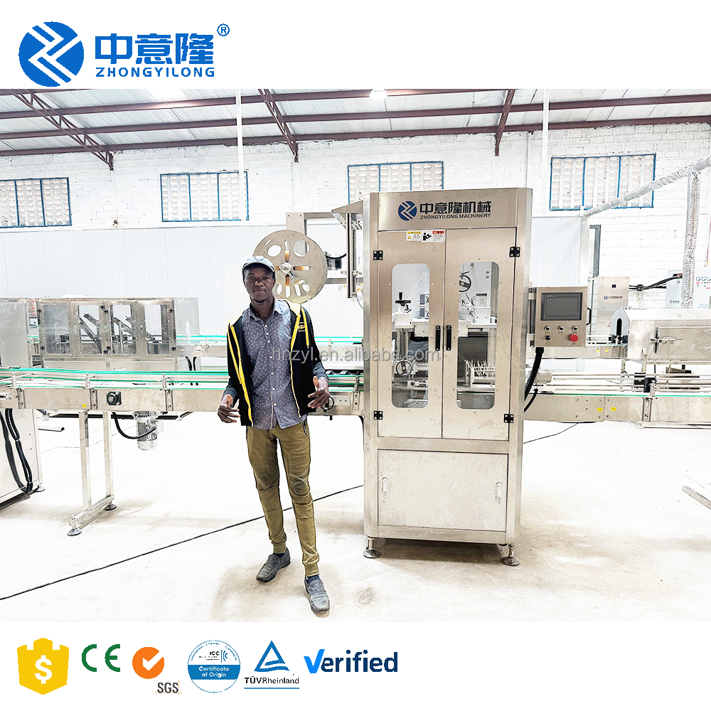 Factory Plant Semi Fully Automatic Solution Drinking Mineral Water Washing Filling Capping 3 in 1 bottling Production Line