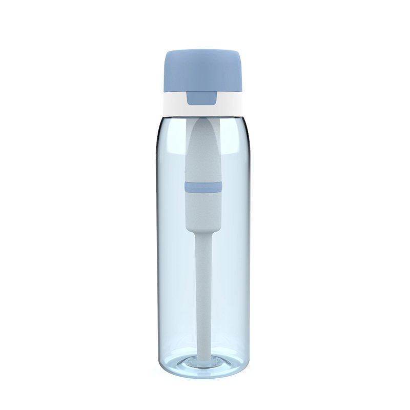 Soft Touch Sports Personal Portable Filtered Outdoor Camping Hiking Emergency Survival water Purifier Bottle With Filter
