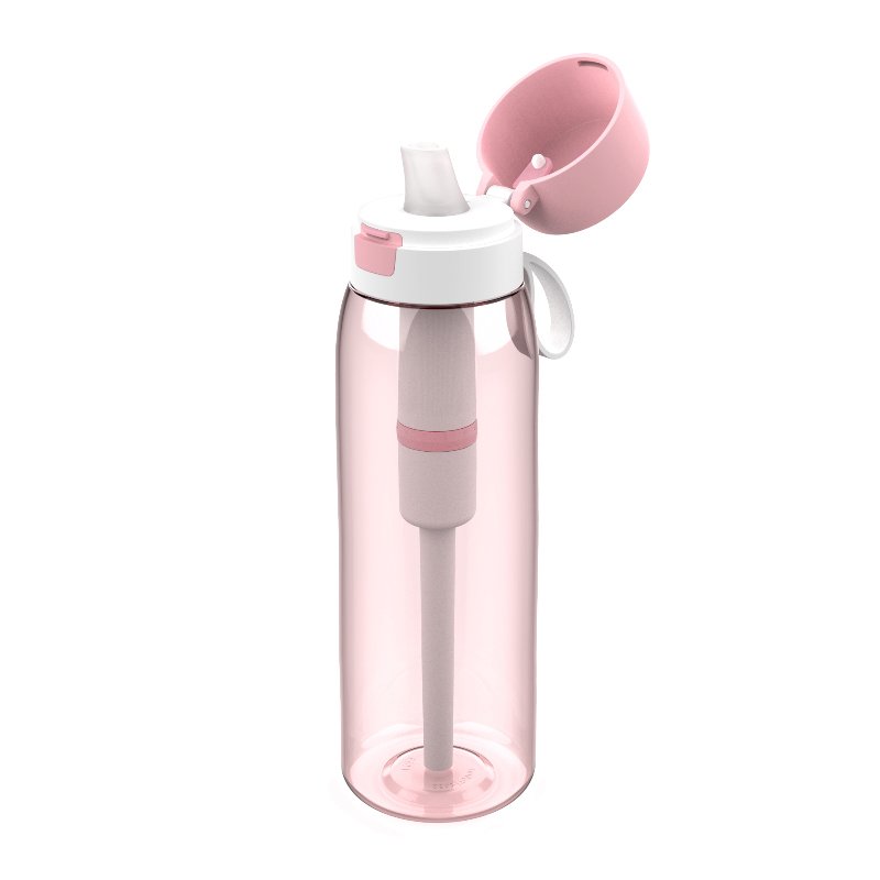 Soft Touch Sports Personal Portable Filtered Outdoor Camping Hiking Emergency Survival water Purifier Bottle With Filter