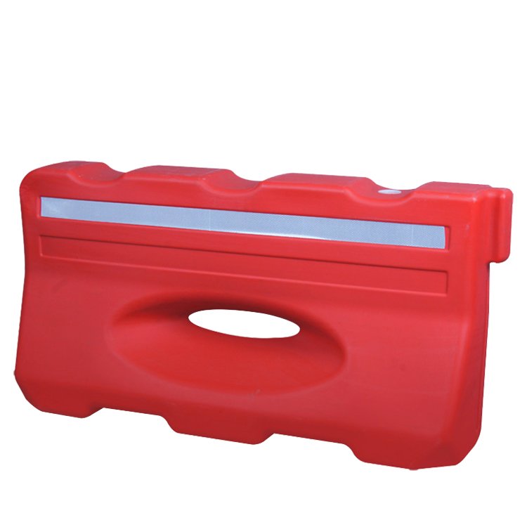 New Material Blowing Red Plastic Traffic Road Barrier Water Filled Barrier