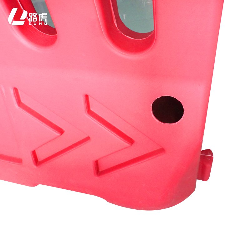 New Material Blowing Red Plastic Traffic Road Barrier Water Filled Barrier