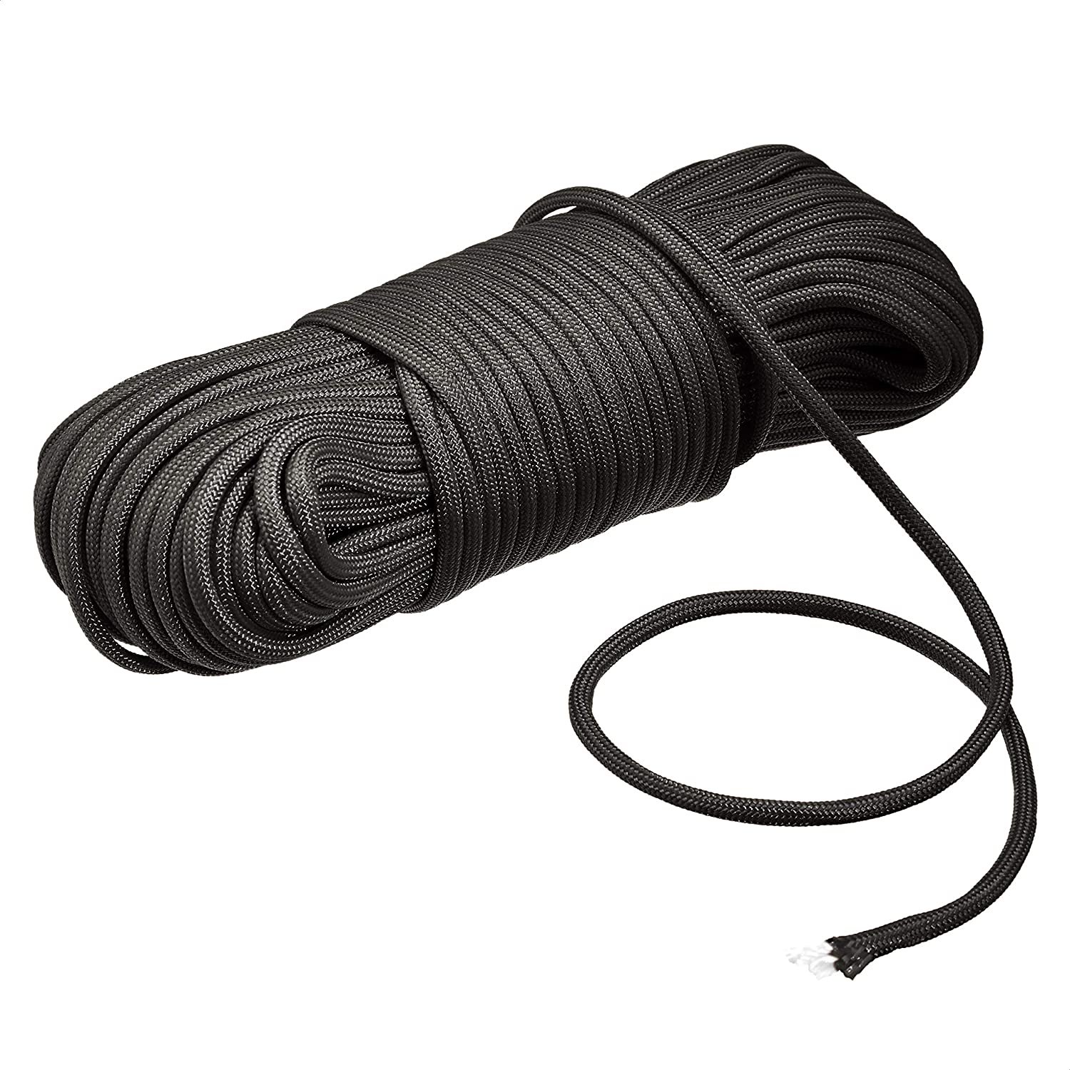 Colorful seven-core umbrella rope hand-drawn braided polyester rope 6mm round rope