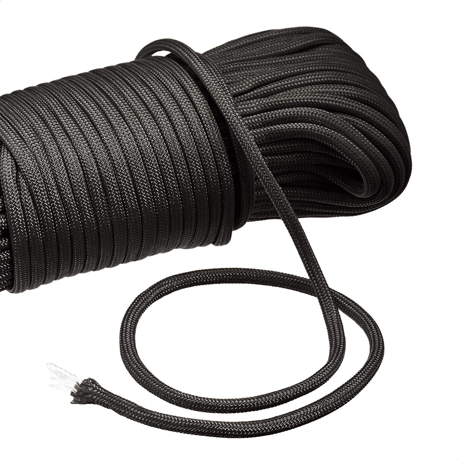 Colorful seven-core umbrella rope hand-drawn braided polyester rope 6mm round rope
