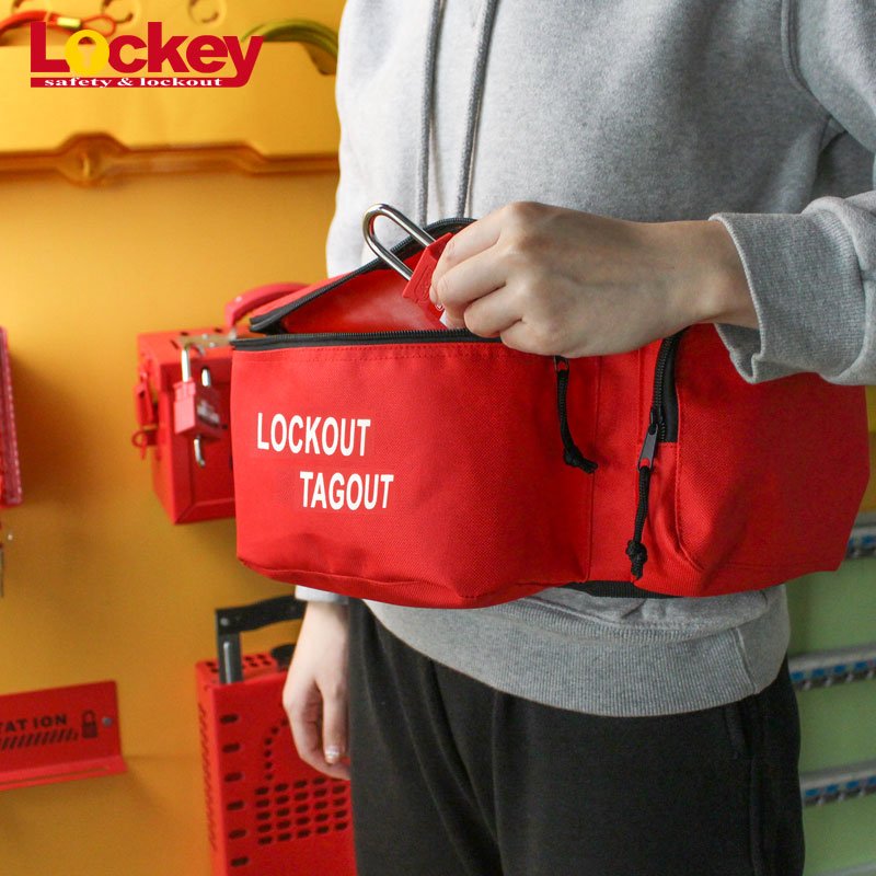 Industrial Electrical Waist Safety Portable Lockout Bag