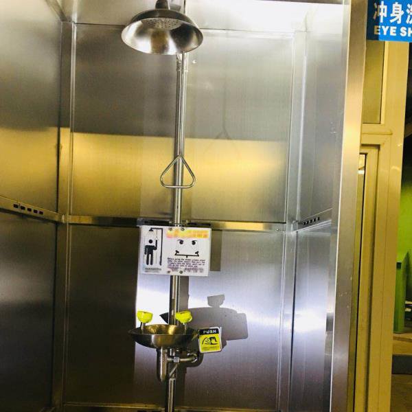 Emergency Marine Emergency Shower Eye Wash 316L