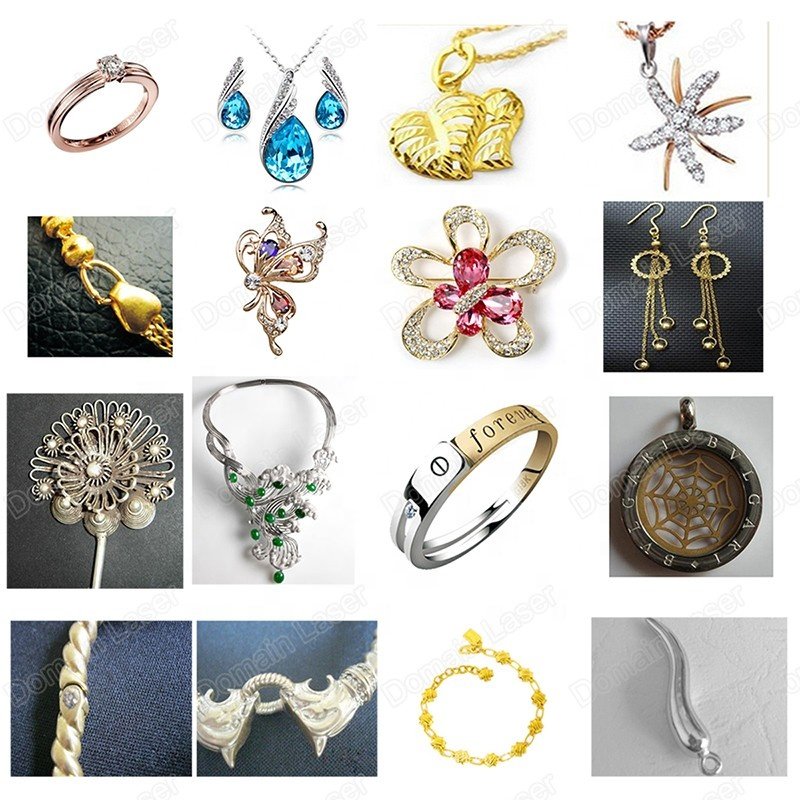 High Speed Mini Jewelry Fiber Laser Welder 200W Laser Machine Ring Bangle Bracelet Platinum Water Restaurants