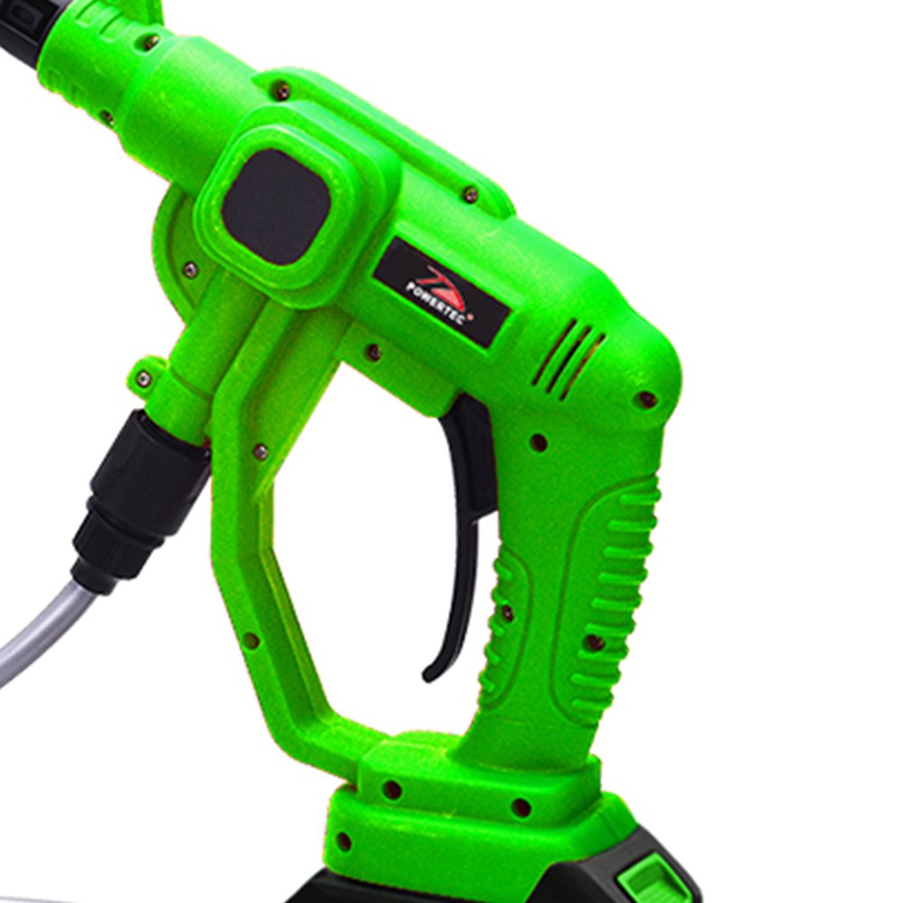 POWERTEC 20V Cordless Pressure Washer Portable Cordless Car Wash Dirty Cleaning Water Gun Machine