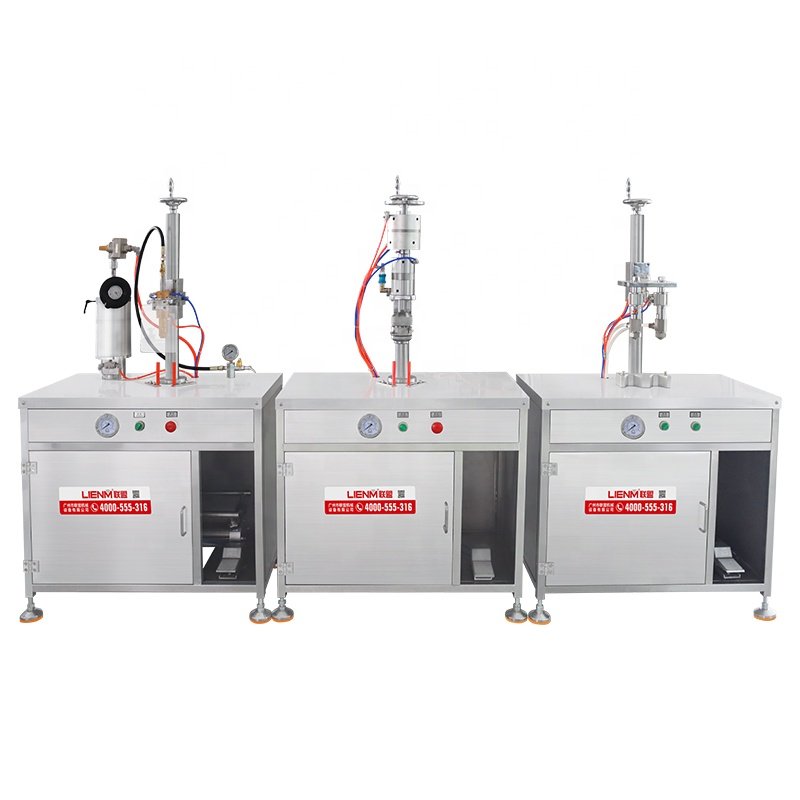 Aerosol Can Making Machine Production Line Sunblock Spray/nitrogen Gas/butane Gas Filling Machine 3 Machine Stainless Steel