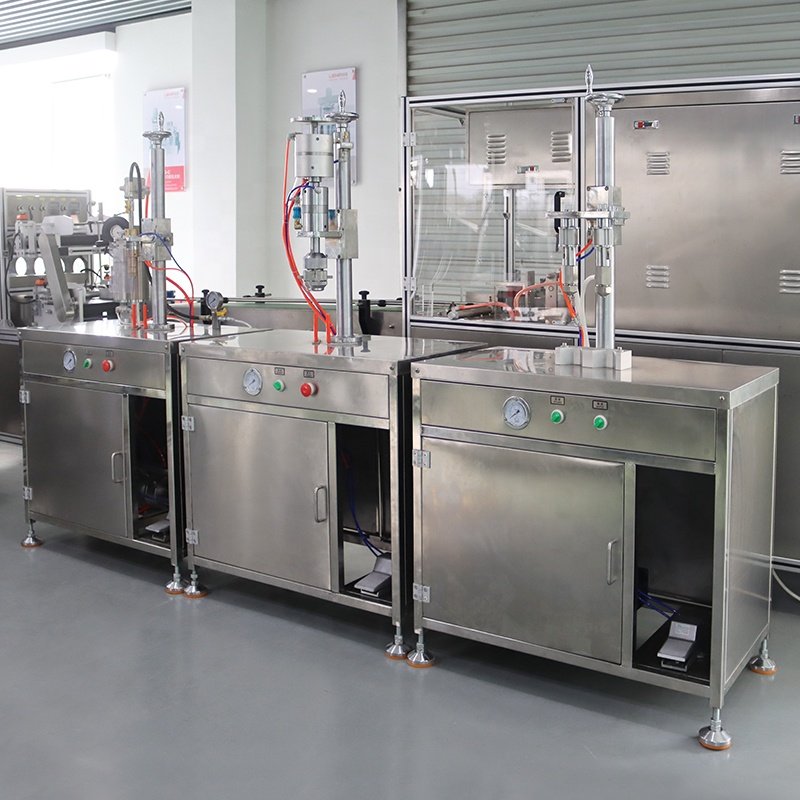 Aerosol Can Making Machine Production Line Sunblock Spray/nitrogen Gas/butane Gas Filling Machine 3 Machine Stainless Steel