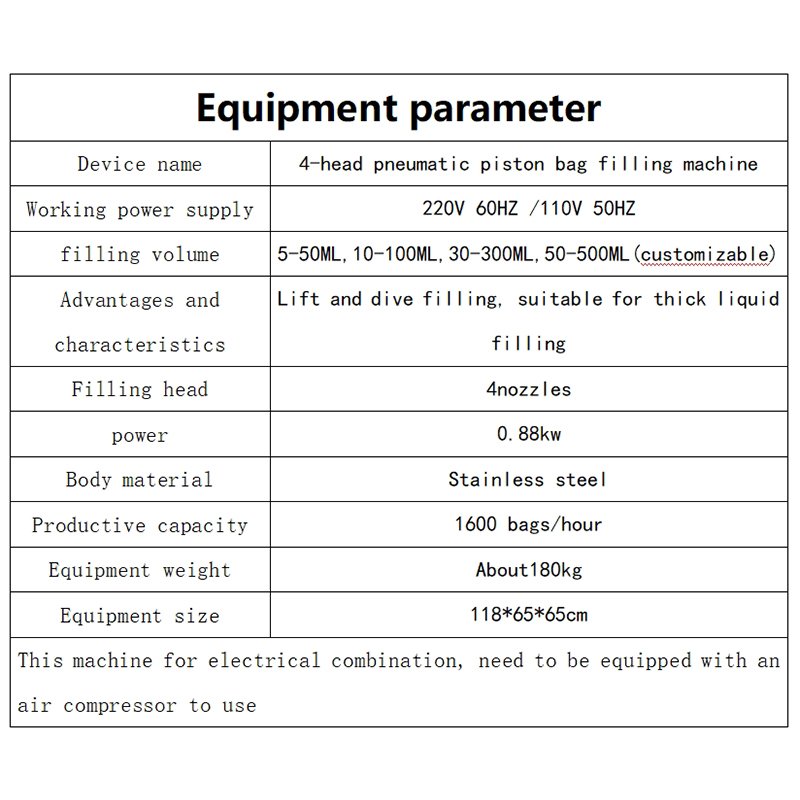 2/4/6/8/10 nozzle quantitative self-supporting suction bag filling machine paste liquid bottle automatic canning machine
