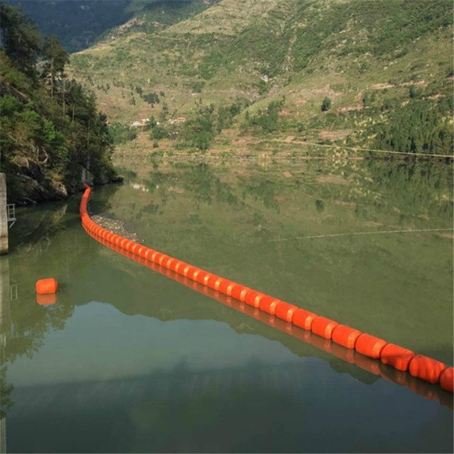 (FT20100) floating to restrict boating traffic and swimmers from specific danger areas buoy barrier