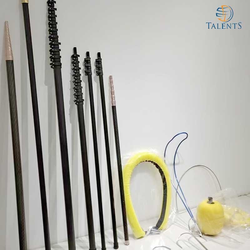 Portable and Lightweight Water Product Marine Safety Equipment Suit Carbon Fiber Telescopic Rescue Poles