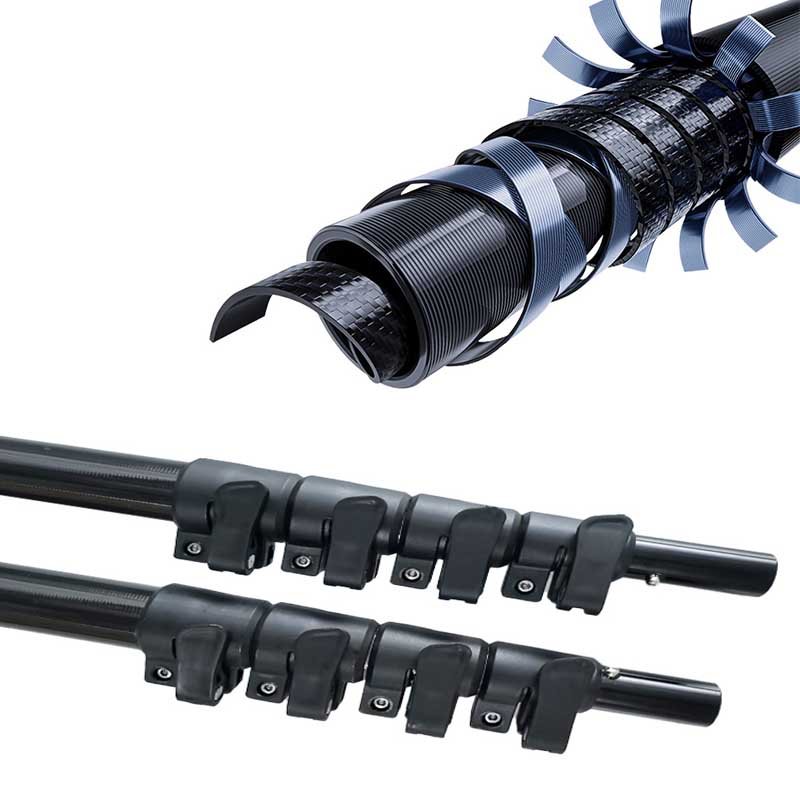 Portable and Lightweight Water Product Marine Safety Equipment Suit Carbon Fiber Telescopic Rescue Poles