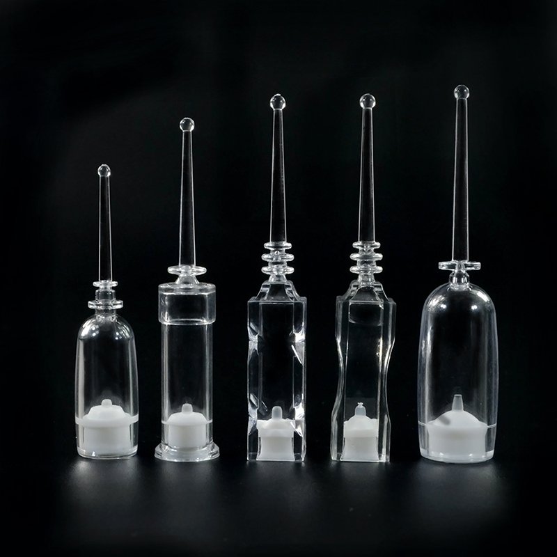 wholesale price 1ml 2ml 3ml 5ml 10ml clear empty squeeze syringe clear push empty plastic water light tube needle for cosmetic