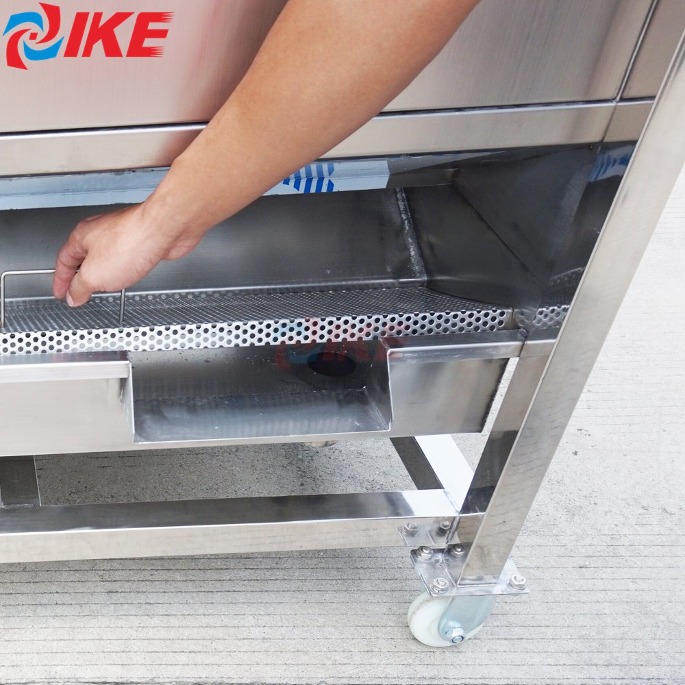 Electric Brush Roller Washing Polishing Carrot Potato Peeler Machine IKE Provided Vegetable Fruit Washer